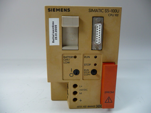 6ES5-102-8MA02,  S5 CPU 