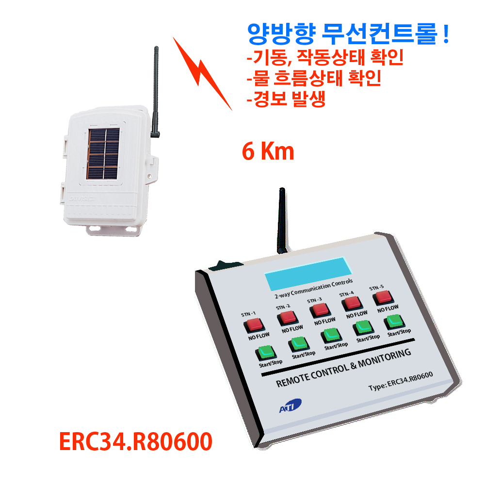 [ATI/OEM]BRC34.R430844/S1, 장거리 양방향무선콘트롤 스위치/1대1세트/8Km