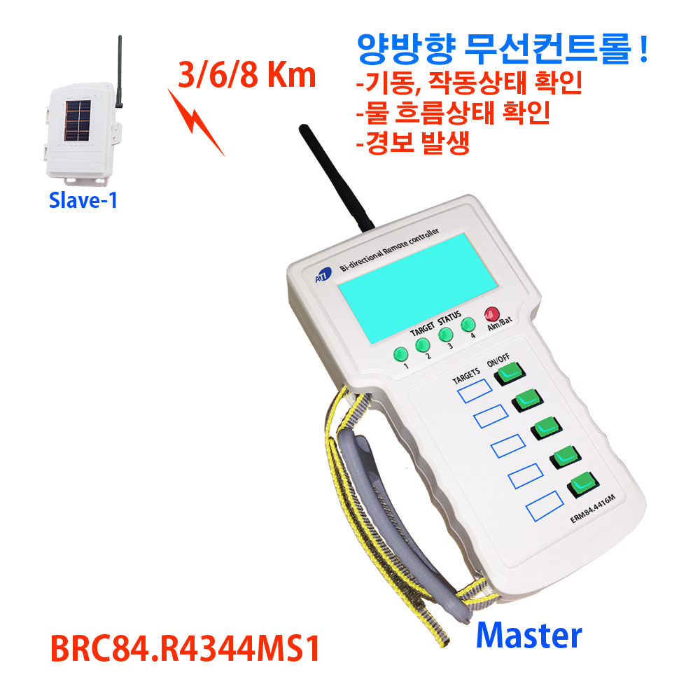 [ATI/OEM]BRC84.R4344MS1, 장거리 양방향무선콘트롤 스위치/세트/3Km