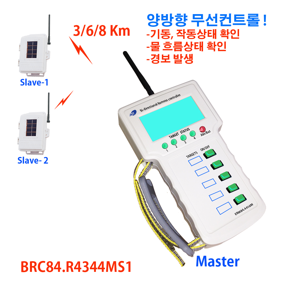 [ATI/OEM]BRC84.R4344MS2, 장거리 양방향무선콘트롤 스위치/세트/3Km