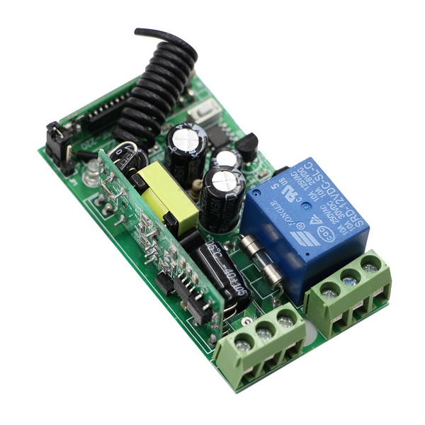 ERM22A.01S10R4/A0 장거리 무선 조절 스위치 키트/1출력/85~250AC/10A/LVC/433MHz