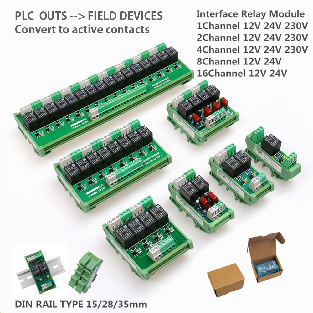 RCM00F_24_220VAC_DIN   ȯ  24VADC/230VAC 4 SPDT