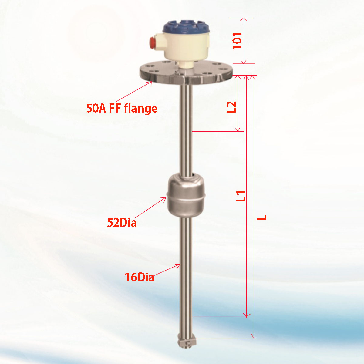 ST-600-1A1A2B, 플로트식, 레밸센서/4~20mA