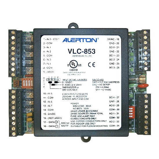 VLC-853, Alerton DDC 유니트 복합 I/O일체형