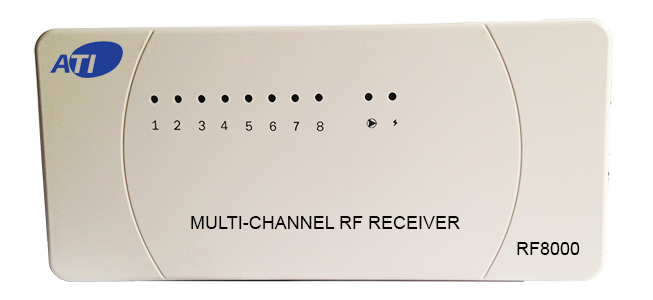 Wireless RF receiver / 8- Channel /wall mount  type/ 