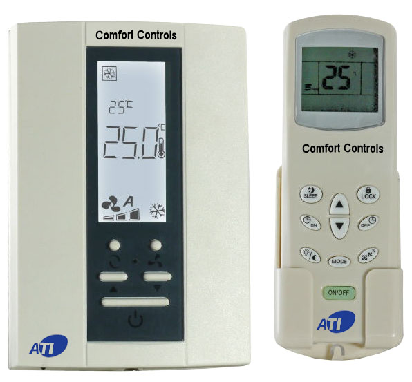 ATI TCR15.PIT-V2S1F3 냉난방 온도 제어기/비례식/0~10Vdc/4~20mA/24vac