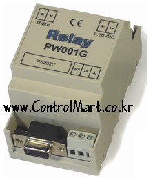 Relay PW001G , M-BUS신호변환기, RS232->M-BUS Slave
