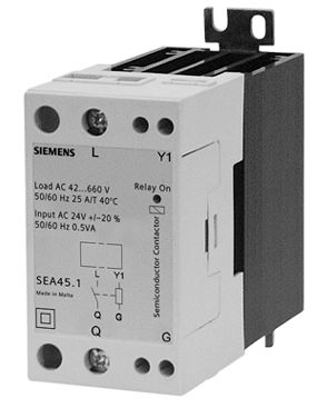 SEA45.1, 전류밸브 10Kw/25A/24~660Vac
