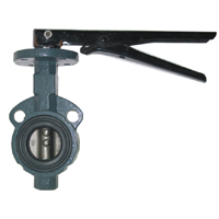 VKF41.125ML,125A 버터플라인밸브+수동레버/16KG/Cm²