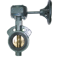 VKF41.065Gh 버터플라이밸브 65mm+기어 핸들