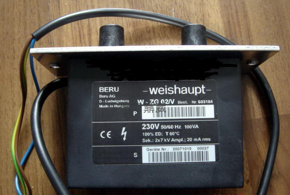 Weishaupt  W-ZG02/V,  점화 코일