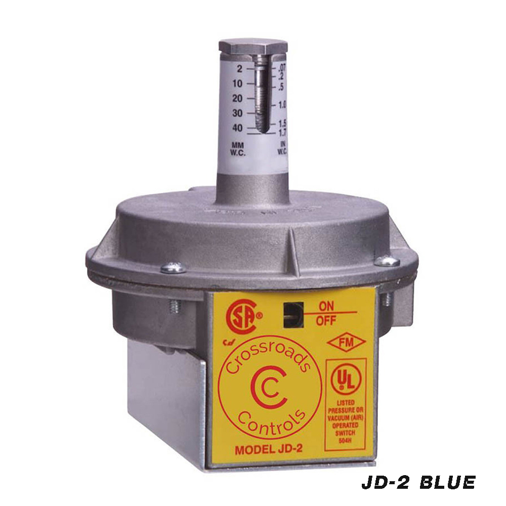 JD-2 pressure swich/: 0.07~1.7 W.C(2~43mm)/û(Blue)