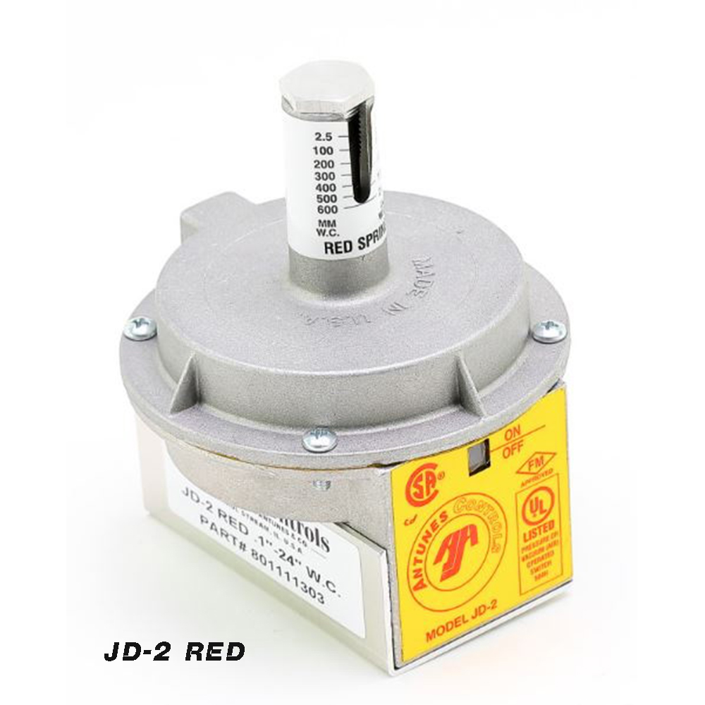 JD-2 pressure switch/: 1.0~10 W.C(3~250mm)/(Purple) 