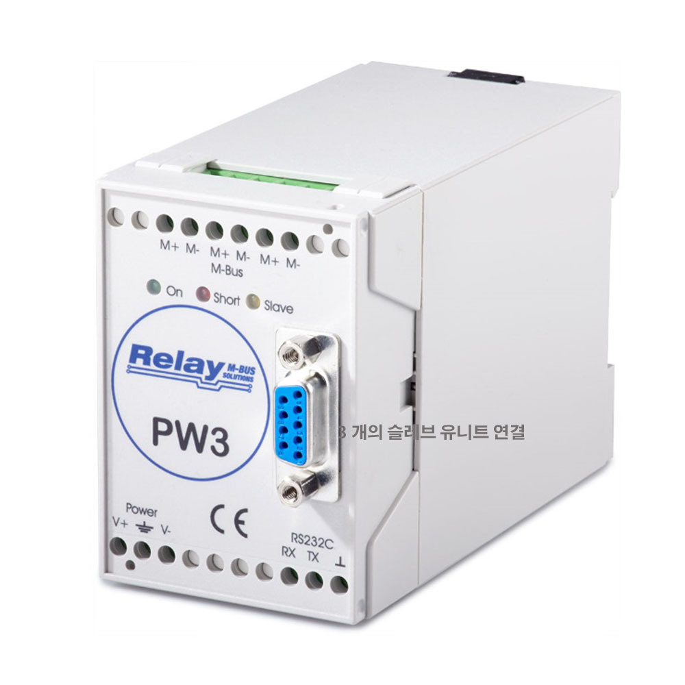 Relay MR005,  RS232->M-BUS master/PW3